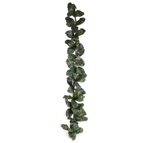 Primrue 72'' in. Faux Magnolia Garland Wayfair